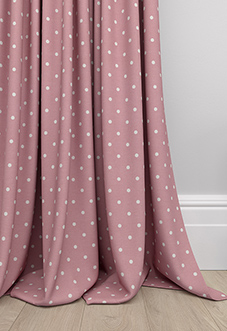 Dotty, Rose - Made to Measure Curtains